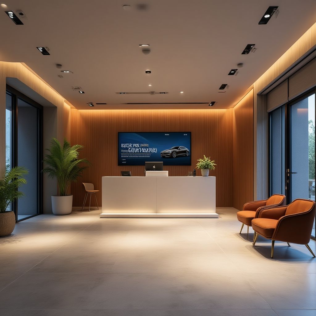 Espace de réception clients