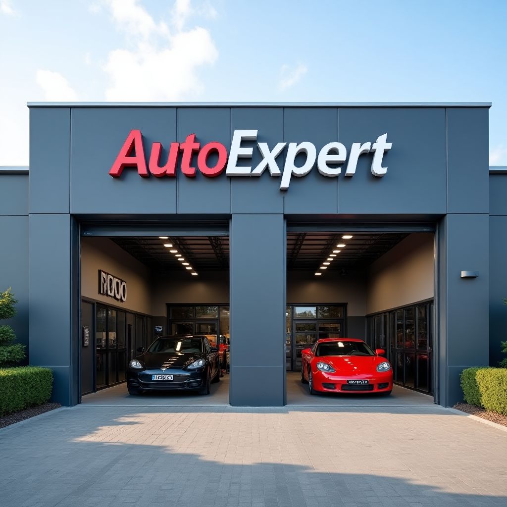 Façade de notre garage automobile